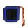 Nuovo Rixing NR-103 Mini TWS Altoparlante Bluetooth con cordino (blu)