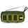 NUOVOXING NR-5018FM Altoparlante Bluetooth portatile esterno con antenna, supporto per la chiamata a mani libere / scheda TF / disco FM / U (verde + giallo) NUOVOXING NR-5018FM Altoparlante Bluetooth portatile esterno con antenna, supporto per la chiamata a mani libere / scheda TF / disco FM / U (verde + giallo)