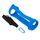 Per la carica JBL 4 altoparlante Bluetooth portatile coperchio protettivo in silicone con tracolla e moschettone (blu) Per la carica JBL 4 altoparlante Bluetooth portatile coperchio protettivo in silicone con tracolla e moschettone (blu)