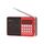 TEMEIYIN Scheda video digitale a LED Altoparlante radio Bluetooth Lettore portatile per esercizi mattutini, colore: rosso TEMEIYIN Scheda video digitale a LED Altoparlante radio Bluetooth Lettore portatile per esercizi mattutini, colore: rosso