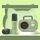 Supporto per altoparlante HiFi Bluetooth 5.3 FM, con microfono 2 pezzi (verde) Supporto per altoparlante HiFi Bluetooth 5.3 FM, con microfono 2 pezzi (verde)