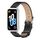 Cinturino per orologio in microfibra PU Mijobs per Huawei Band 10/9/8 (nero e argento) Cinturino per orologio in microfibra PU Mijobs per Huawei Band 10/9/8 (nero e argento)