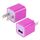 Caricabatterie USB spina USB, Caricabatterie USB con spina americana (magenta) Caricabatterie USB spina USB, Caricabatterie USB con spina americana (magenta)