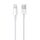 Cavo di sincronizzazione USB a 8 PIN / cavo di ricarica, lunghezza del cavo: 1m (bianco) Cavo di sincronizzazione USB a 8 PIN / cavo di ricarica, lunghezza del cavo: 1m (bianco)