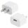 Adattatore per caricabatterie USB USB USB, Adattatore per caricabatterie USB con spina americana (bianco) Adattatore per caricabatterie USB USB USB, Adattatore per caricabatterie USB con spina americana (bianco)