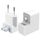 Caricabatterie da viaggio con adattatore di alimentazione USB da 2,1 A, spina europea (bianco) Caricabatterie da viaggio con adattatore di alimentazione USB da 2,1 A, spina europea (bianco)