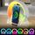 Flame Mountain Caricabatterie wireless con luce ambientale Sveglia intelligente Altoparlante Bluetooth con funzione sveglia (Bianco)