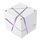 Qone Cube Shape AI Altoparlante Bluetooth intelligente con controllo vocale Luce RGB Mini audio wireless, Colore: bianco Qone Cube Shape AI Altoparlante Bluetooth intelligente con controllo vocale Luce RGB Mini audio wireless, Colore: bianco
