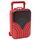 X1 Mini Trolley Custodia Altoparlante Bluetooth Scheda retrò Radio Audio portatile, Colore: rosso X1 Mini Trolley Custodia Altoparlante Bluetooth Scheda retrò Radio Audio portatile, Colore: rosso