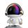Altoparlante Bluetooth subwoofer intelligente portatile mini astronauta, colore: modello Platinum Light Altoparlante Bluetooth subwoofer intelligente portatile mini astronauta, colore: modello Platinum Light