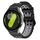 Cinturino in silicone bicolore con doppia fila di fori per Samsung Galaxy Watch 7 40/44 mm (nero e grigio) Cinturino in silicone bicolore con doppia fila di fori per Samsung Galaxy Watch 7 40/44 mm (nero e grigio)