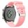 Cinturino per orologio in silicone twill da 20 mm (rosa)
