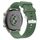 Cinturino per orologio in silicone twill da 20 mm (verde)