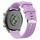 Cinturino per orologio in silicone twill da 20 mm (viola)