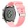 Cinturino per orologio in silicone lucido da 20 mm (rosa)