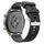 Cinturino per orologio in silicone lucido da 20 mm (nero)