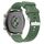Cinturino per orologio in silicone lucido da 20 mm (verde)