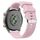 Cinturino per orologio in silicone lucido da 20 mm (rosa)