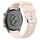 Cinturino per orologio in silicone lucido da 20 mm (beige)