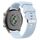 Cinturino per orologio in silicone lucido da 20 mm (azzurro chiaro)