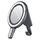 Supporto magnetico per telefono MagSafe con clip da cintura e supporto per specchio galvanico (grigio) Supporto magnetico per telefono MagSafe con clip da cintura e supporto per specchio galvanico (grigio)