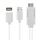 Cavo adattatore USB maschio + USB 2.0 femmina a telefono HDMI a HDTV, Cavo adattatore USB maschio + USB 2.0 femmina a HDMI da telefono a HDTV (bianco) Cavo adattatore USB maschio + USB 2.0 femmina a telefono HDMI a HDTV, Cavo adattatore USB maschio + USB 2.0 femmina a HDMI da telefono a HDTV (bianco)