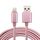 Cavo dati / caricabatterie da 8 pin a USB 2.0 con testina in metallo da 2 m 84 core, Cavo dati / caricabatterie da 8 pin a USB 2.0 con testa in metallo intrecciato da 2 m 84 core (oro rosa) Cavo dati / caricabatterie da 8 pin a USB 2.0 con testina in metallo da 2 m 84 core, Cavo dati / caricabatterie da 8 pin a USB 2.0 con testa in metallo intrecciato da 2 m 84 core (oro rosa)