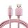 Cavo dati / caricatore da 8 pin a USB 2.0 con testa in metallo intrecciata da 1 m 84 core, Cavo dati/caricatore da 8 pin a USB 2.0 con testa in metallo intrecciata da 1 m, 84 core (oro rosa) Cavo dati / caricatore da 8 pin a USB 2.0 con testa in metallo intrecciata da 1 m 84 core, Cavo dati/caricatore da 8 pin a USB 2.0 con testa in metallo intrecciata da 1 m, 84 core (oro rosa)