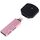 RC16 Dual 8 pin femmina a 8 pin maschio a forma di chiave Mini adattatore audio portatile e carica (rosa) RC16 Dual 8 pin femmina a 8 pin maschio a forma di chiave Mini adattatore audio portatile e carica (rosa)