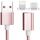 2 in 1 5 V 2A Micro USB & 8 PIN a USB 2.0 Cavo dati magnetico per tessitura, lunghezza del cavo: 1,2 m (rosa) 2 in 1 5 V 2A Micro USB & 8 PIN a USB 2.0 Cavo dati magnetico per tessitura, lunghezza del cavo: 1,2 m (rosa)