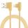 Cavo di ricarica a doppio gomito da USB a 8 pin in stile Weave in nylon da 25 cm, Cavo di ricarica a doppio gomito da 25 cm in nylon intrecciato da USB a 8 pin (oro) Cavo di ricarica a doppio gomito da USB a 8 pin in stile Weave in nylon da 25 cm, Cavo di ricarica a doppio gomito da 25 cm in nylon intrecciato da USB a 8 pin (oro)