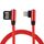 Cavo di ricarica per sincronizzazione dati in nylon a doppio gomito con uscita da 1 m 2,4 A da USB a 8 pin, Cavo di ricarica per sincronizzazione dati in nylon intrecciato con design a doppio gomito da 1 m 2,4 A in uscita da USB a 8 pin (rosso) Cavo di ricarica per sincronizzazione dati in nylon a doppio gomito con uscita da 1 m 2,4 A da USB a 8 pin, Cavo di ricarica per sincronizzazione dati in nylon intrecciato con design a doppio gomito da 1 m 2,4 A in uscita da USB a 8 pin (rosso)
