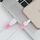 Custodia protettiva per avvolgicavo per cavo di ricarica USB anti-rottura 2 PC (rosa) Custodia protettiva per avvolgicavo per cavo di ricarica USB anti-rottura 2 PC (rosa)