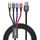 Baseus Rapid Series 4 in 1 1.2 m 3.5A USB a 2 x USB-C / Type-C + 8 pin + cavo micro USB, Per iPhone, Galaxy, Huawei, Xiaomi, HTC, Sony e altri smartphone (nero) Baseus Rapid Series 4 in 1 1.2 m 3.5A USB a 2 x USB-C / Type-C + 8 pin + cavo micro USB, Per iPhone, Galaxy, Huawei, Xiaomi, HTC, Sony e altri smartphone (nero)