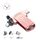 Richwell 3 in 1 128G Type-C + Micro USB + USB 3.0 Metal Flash Disk con funzione OTG (oro rosa) Richwell 3 in 1 128G Type-C + Micro USB + USB 3.0 Metal Flash Disk con funzione OTG (oro rosa)
