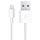 USB a 8 Pin Strands multipli TPE Sync Data / Cavo di ricarica, Durata del cavo: 1m (bianco) USB a 8 Pin Strands multipli TPE Sync Data / Cavo di ricarica, Durata del cavo: 1m (bianco)