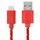 Cavo di ricarica di trasferimento dati USB da 1M Nylon per iPhone, iPad, compatibile con iOS 15.5 (rosso)
