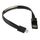 Cavo di ricarica dei dati di sincronizzazione del braccialetto indossabile per iPhone, iPad, lunghezza: 24 cm (nero) Cavo di ricarica dei dati di sincronizzazione del braccialetto indossabile per iPhone, iPad, lunghezza: 24 cm (nero)