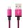 Cavo di sincronizzazione per sincronizzazione da 2 metri in tessuto / cavo di ricarica USB (Magenta) Cavo di sincronizzazione per sincronizzazione da 2 metri in tessuto / cavo di ricarica USB (Magenta)