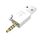 Adattatore per caricatore dock dati USB, Per iPod shuffle 3rd / 2nd USB Data Dock Charger Adapter, lunghezza: 4,6 cm (bianco) Adattatore per caricatore dock dati USB, Per iPod shuffle 3rd / 2nd USB Data Dock Charger Adapter, lunghezza: 4,6 cm (bianco)