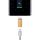 Adattatore a guscio metallico maschio da 8 pin femmina a USB-C / tipo C, Adattatore con guscio in metallo maschio da 8 pin femmina a USB-C / tipo C (oro) Adattatore a guscio metallico maschio da 8 pin femmina a USB-C / tipo C, Adattatore con guscio in metallo maschio da 8 pin femmina a USB-C / tipo C (oro)