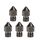 5 pezzi/confezione 1,75/0,6 mm MK8 ugello in acciaio temprato resistente alle alte temperature per stampante 3D estrusore hotend 5 pezzi/confezione 1,75/0,6 mm MK8 ugello in acciaio temprato resistente alle alte temperature per stampante 3D estrusore hotend