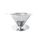 Filtro per caffè in acciaio inossidabile V60 con base per la preparazione del caffè versato, specifiche: 1-8 tazze, 300 maglie Filtro per caffè in acciaio inossidabile V60 con base per la preparazione del caffè versato, specifiche: 1-8 tazze, 300 maglie