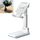 T6 Supporto pieghevole portatile 2 in 1 Ricarica wireless, Stile: carica singola (bianco) T6 Supporto pieghevole portatile 2 in 1 Ricarica wireless, Stile: carica singola (bianco)