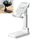 T6 Supporto pieghevole portatile 2 in 1 Ricarica wireless, Stile: doppia carica (bianco) T6 Supporto pieghevole portatile 2 in 1 Ricarica wireless, Stile: doppia carica (bianco)