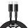 Baseus 20W Type-C / USB-C a 8 pin PD cavo dati di ricarica rapida intrecciato ad alta densità, lunghezza: 2 m (nero) Baseus 20W Type-C / USB-C a 8 pin PD cavo dati di ricarica rapida intrecciato ad alta densità, lunghezza: 2 m (nero)