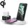 Supporto per caricabatterie wireless standard Qi 6 in 1 da 10 W (bianco)