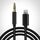 Cavo adattatore audio AUX da 8 pin a 3,5 mm, lunghezza: 1 m (nero)
