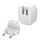 LDNIO A201 2.4A Doppia testina di ricarica USB Caricatore adattatore per telefono cellulare a carica diretta da viaggio con cavo dati a 8 pin (spina europea) LDNIO A201 2.4A Doppia testina di ricarica USB Caricatore adattatore per telefono cellulare a carica diretta da viaggio con cavo dati a 8 pin (spina europea)