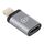 Adattatore di ricarica da 8 pin maschio a USB-C / tipo C femmina, trasmissione dati di supporto Adattatore di ricarica da 8 pin maschio a USB-C / tipo C femmina, trasmissione dati di supporto